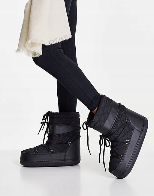 TRUFFLE COLLECTION CZARNE BUTY WIĄZANIE (38/39) Marka Truffle Collection