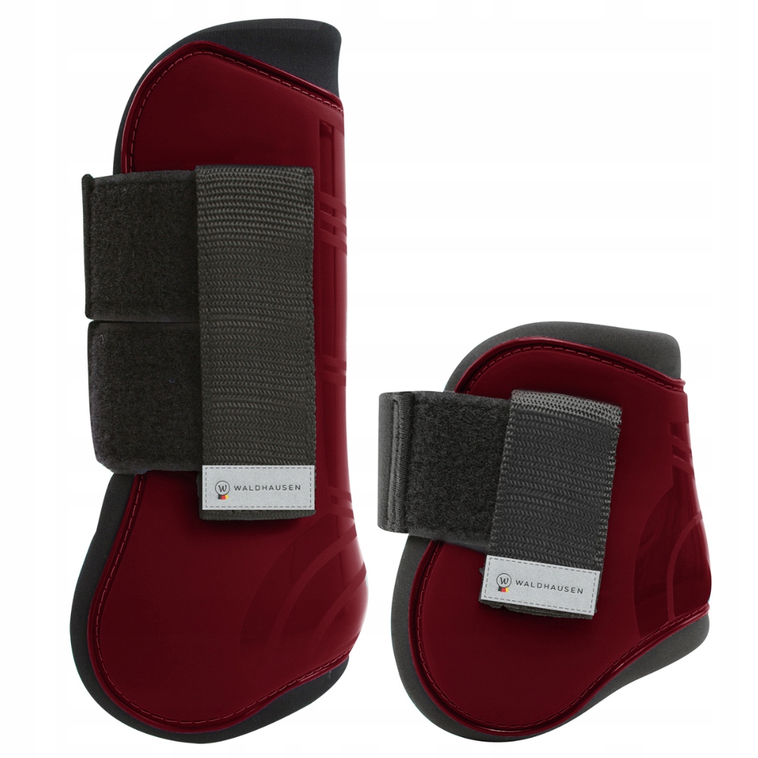 Ochraniacze dla koni na ścięgna i pęciny rozmiar Full Waldhausen Bordowy