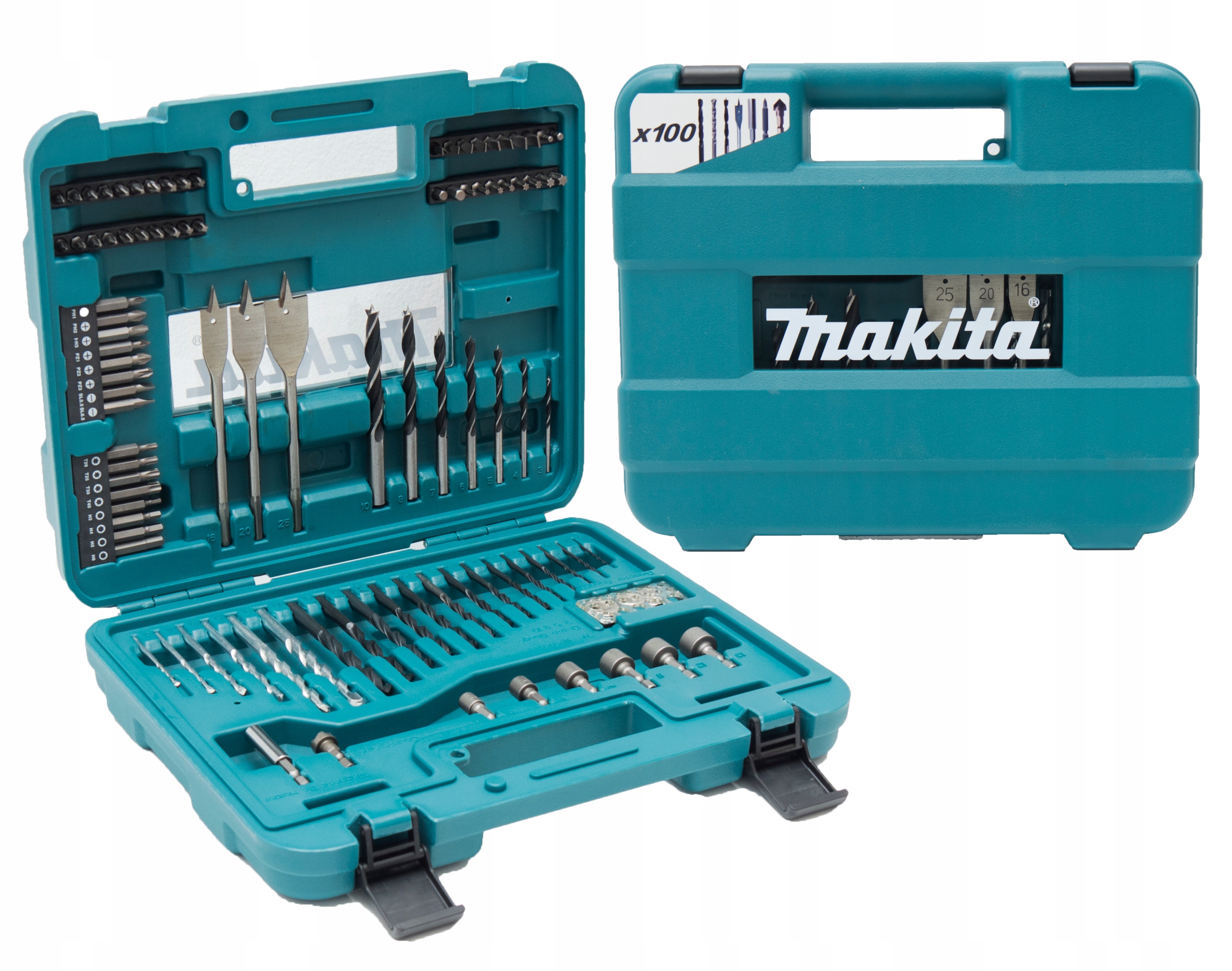 

Zestaw akcesoriów 100 sztuk Makita D-47248 Bity