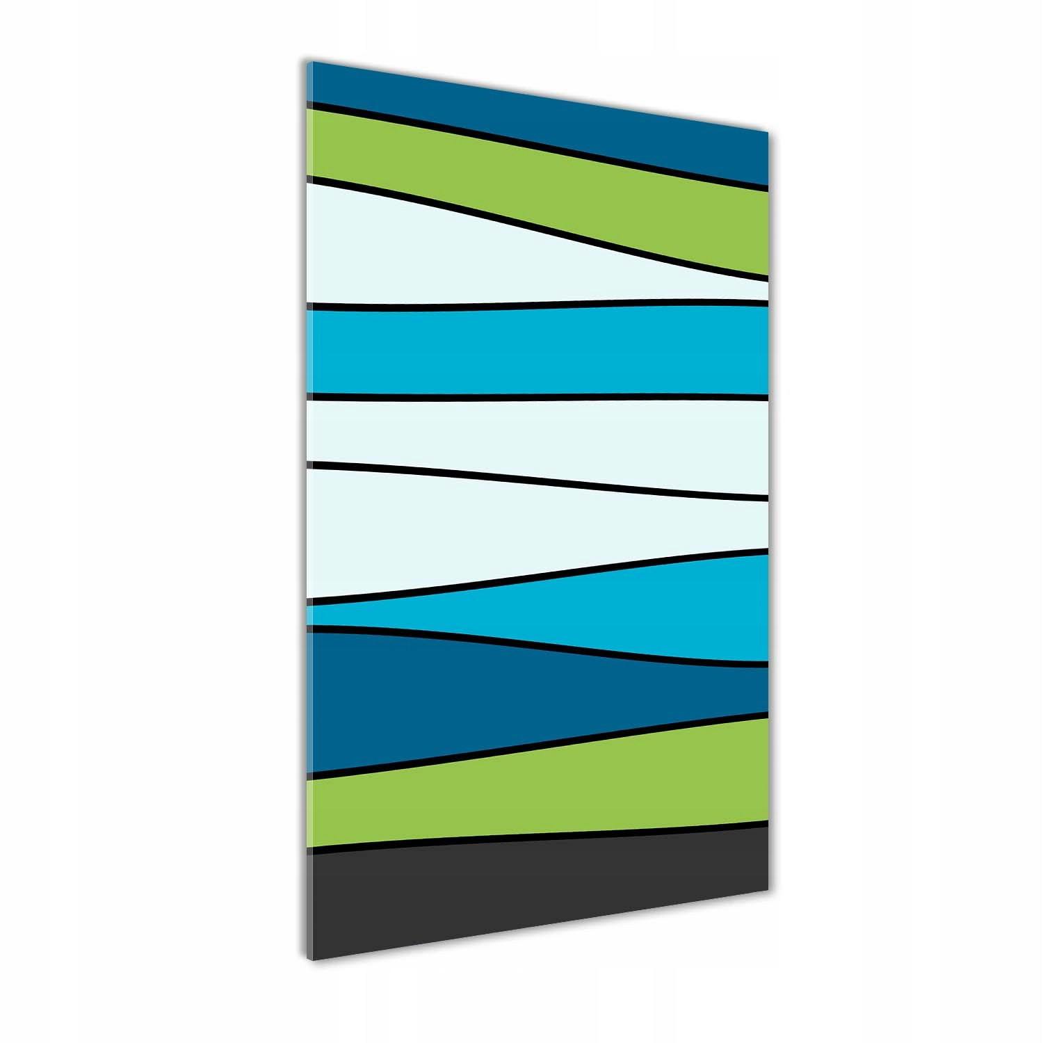 

Foto obraz akryl do salonu Kolorowe paski 50x100cm