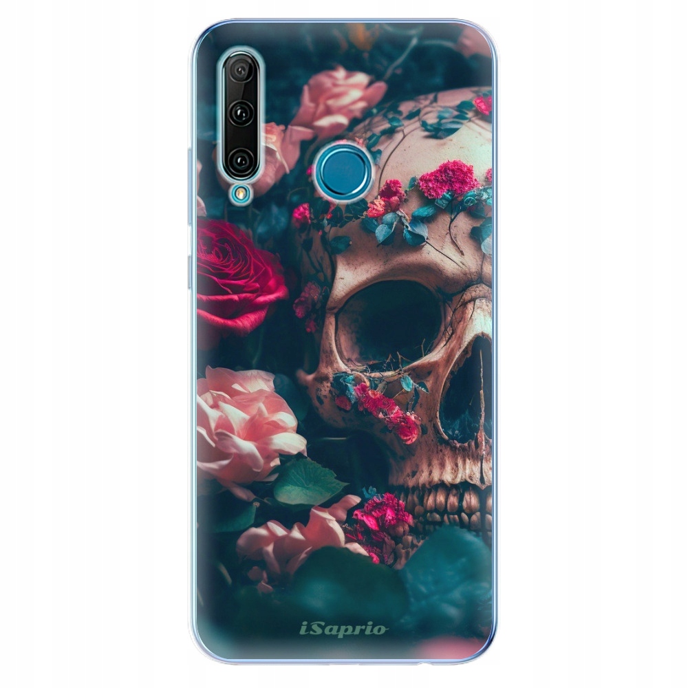 Silikonowe etui iSaprio Skull in Roses do Honor 20e