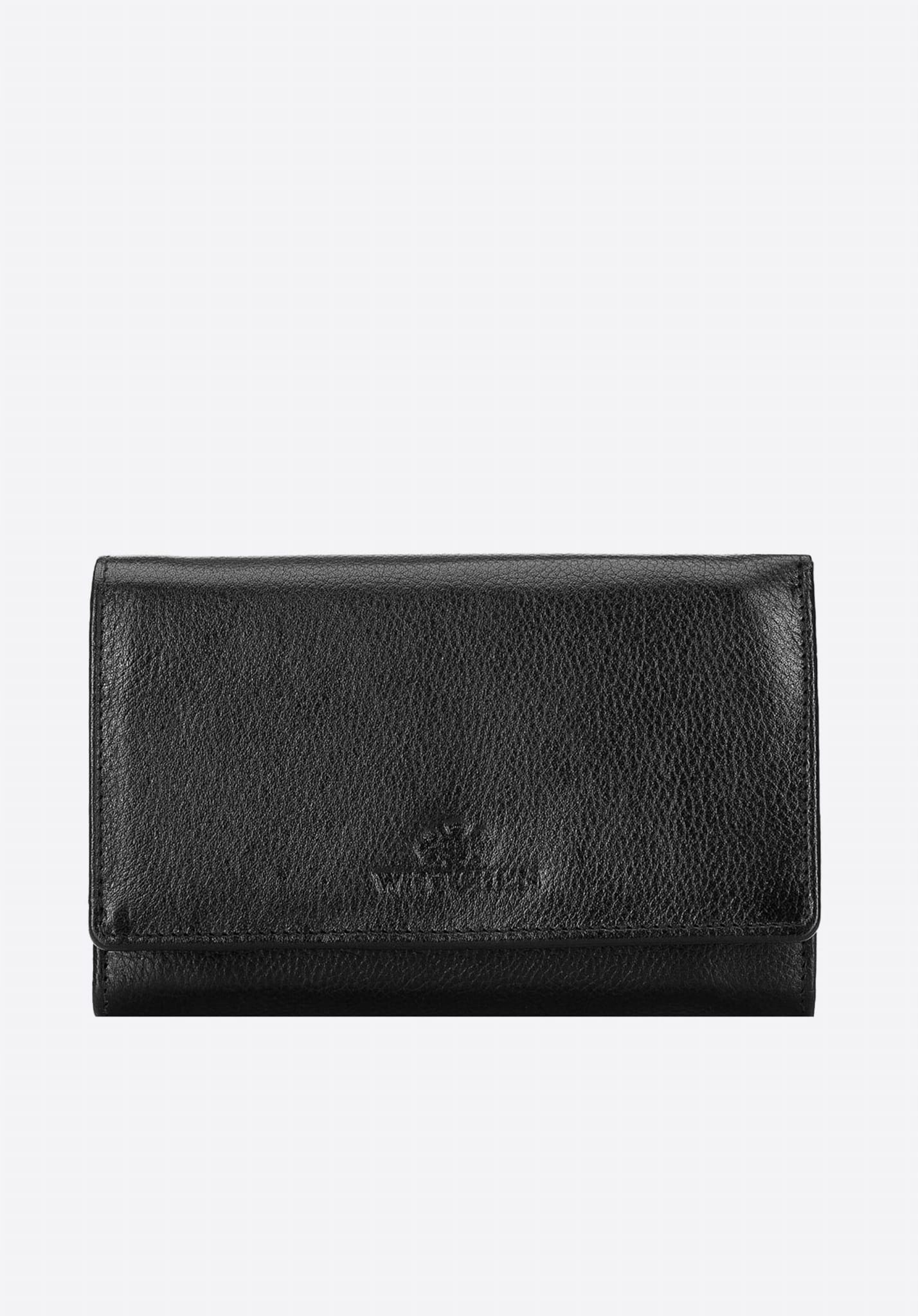 Kožená peněženka Wittchen Italy 21-1-081-10L Rfid černá elegantní