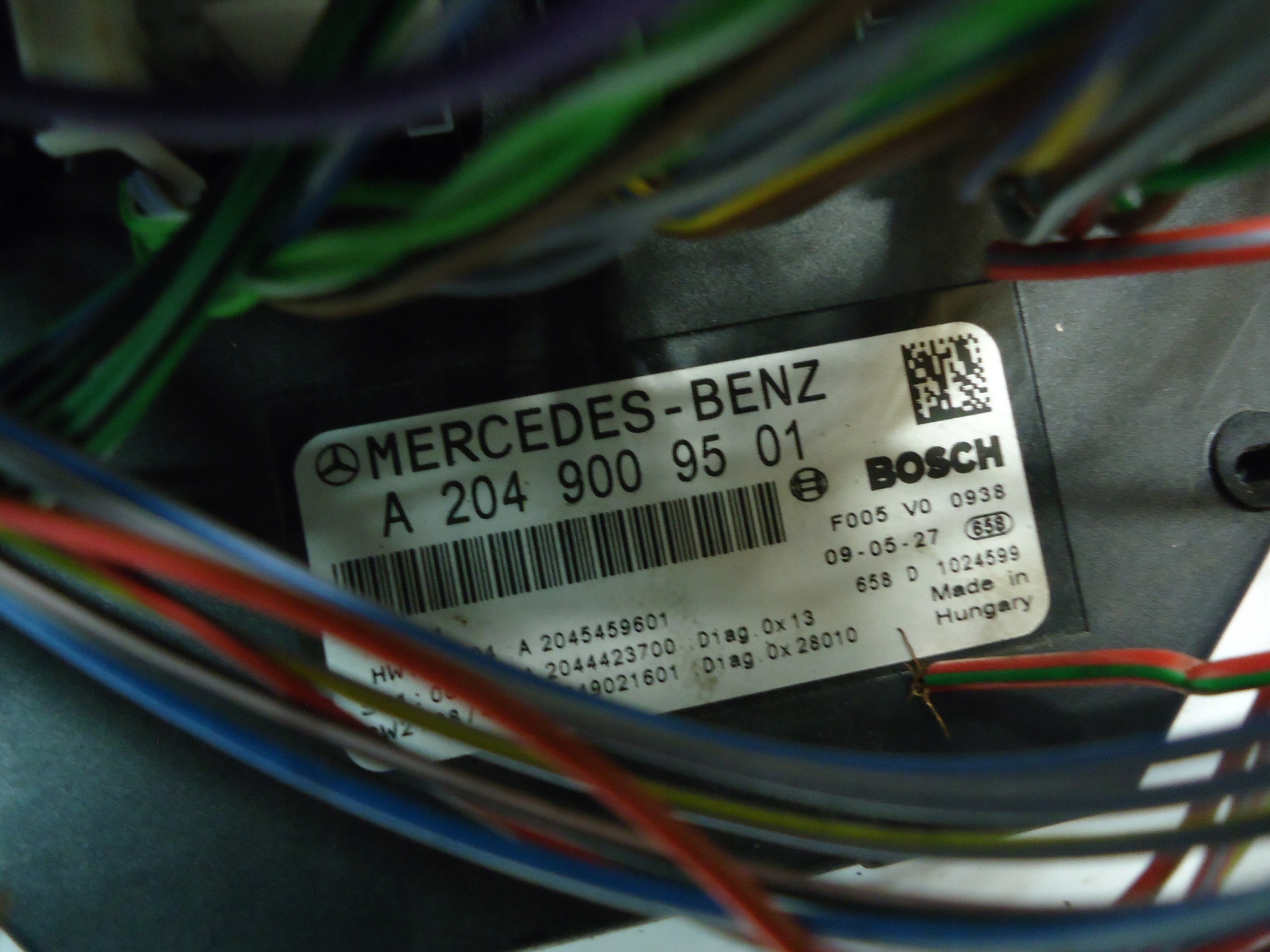 MERCEDES W204 Module SAM A2049009501