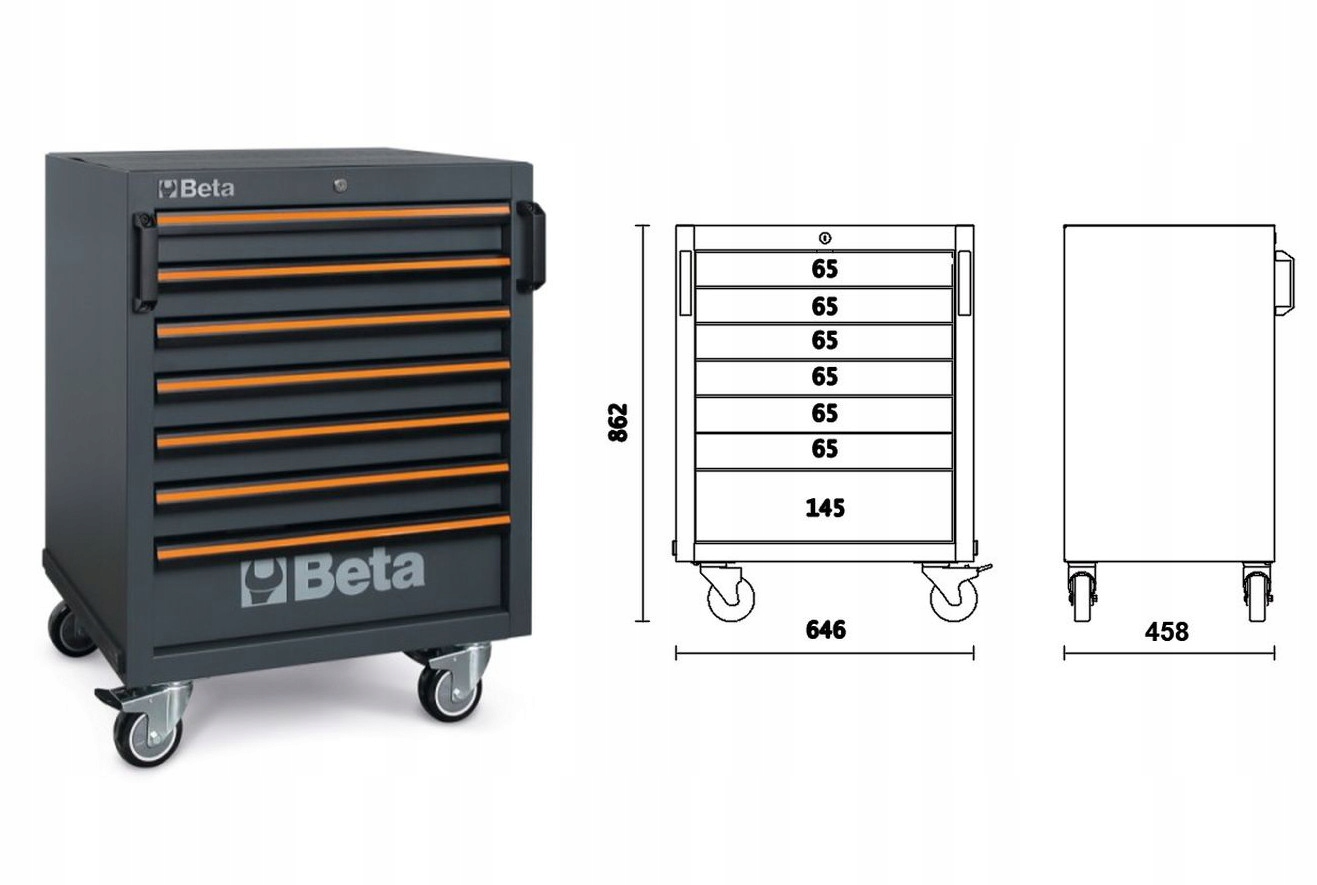 МЕБЕЛЬ ДЛЯ МАСТЕРСКОЙ С ИНСТРУМЕНТАМИ BETA C45PRO DX