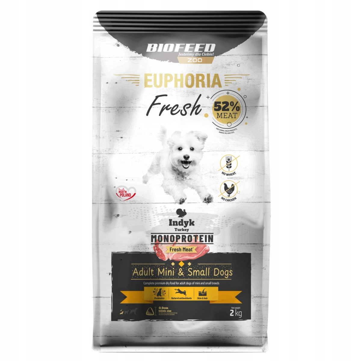 Biofeed Euphoria Fresh Maso Adult 2kg Mini Small Monoprotein...