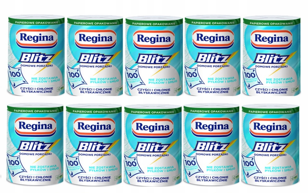 

Ręcznik papierowy kuchenny mocny Regina Blitz x 10
