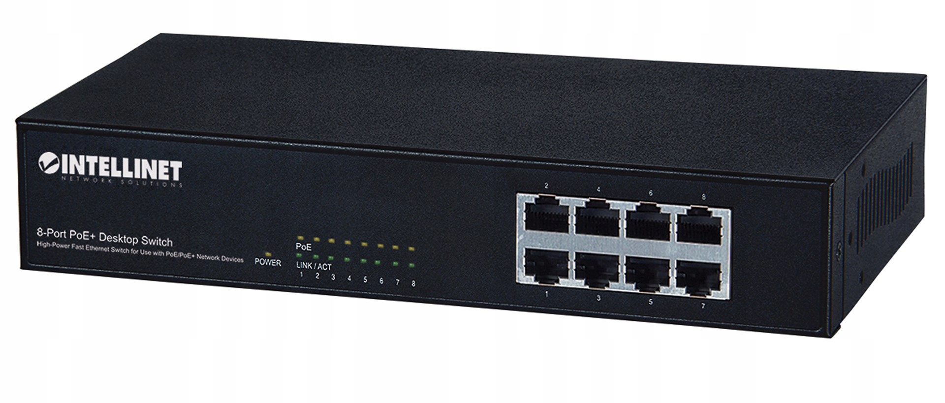 Intellinet Switch Ethernet 8X 10/100MBPS RJ45 Poe/