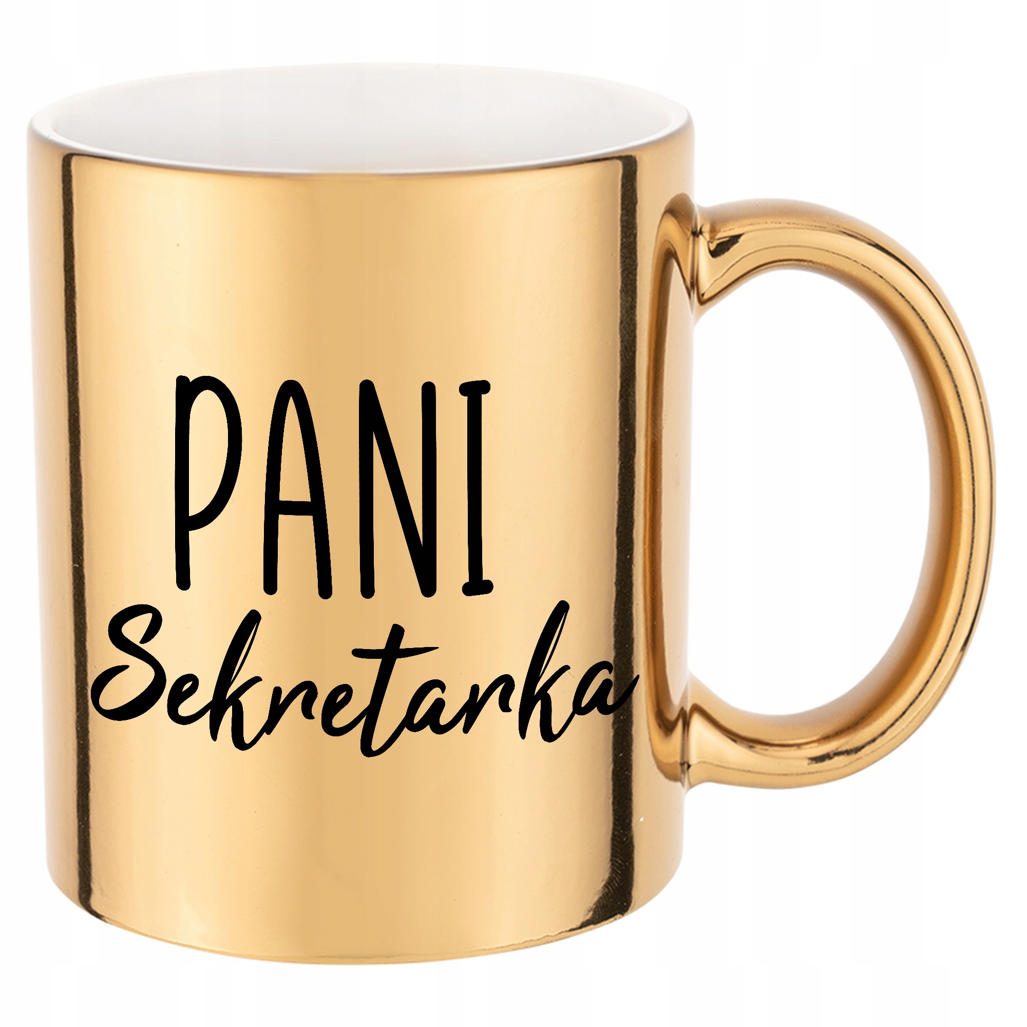

Kubek Złoty Pani Sekretarka Dużo Wzorów