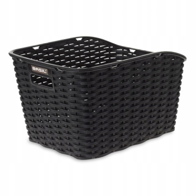 Koszyk rowerowy tylny Basil Weave czarny
