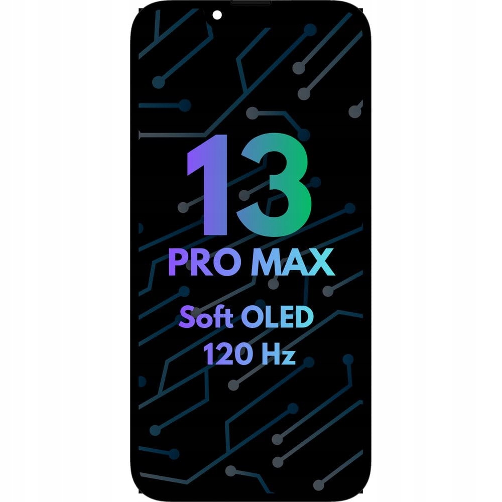LCD displej pro iPhone 13 Pro Max Náhradní Soft Oled 120 Hz těsnění