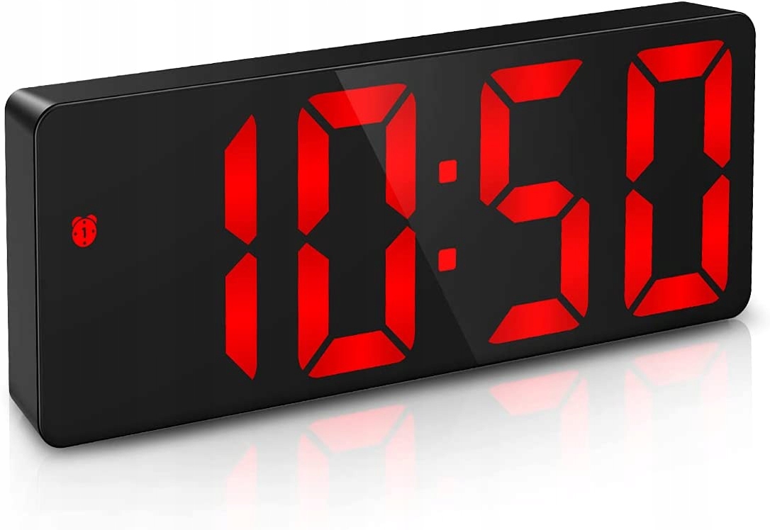 

Zegar Budzik Elektroniczny Cyfrowy Data Led Usb