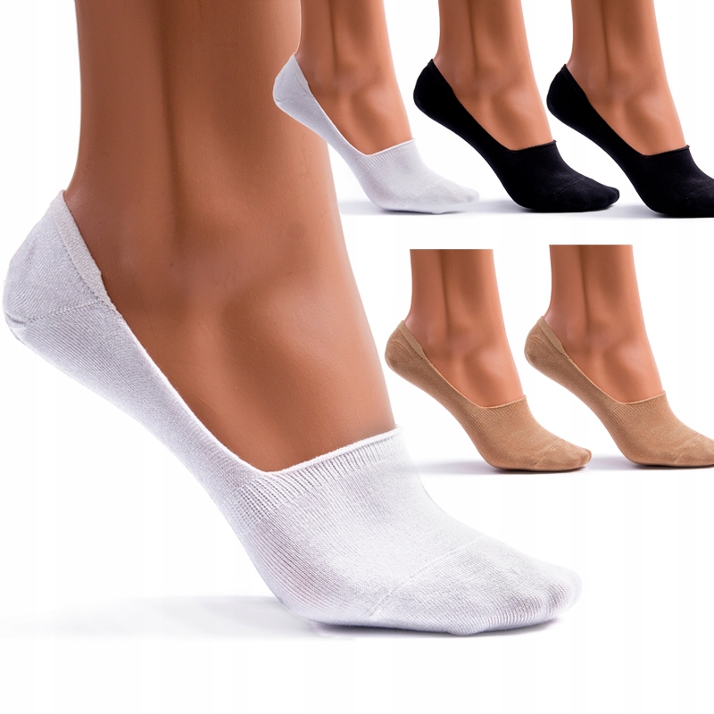 

6x Stopki skarpetki Damskie Niskie Skarpety 35-38