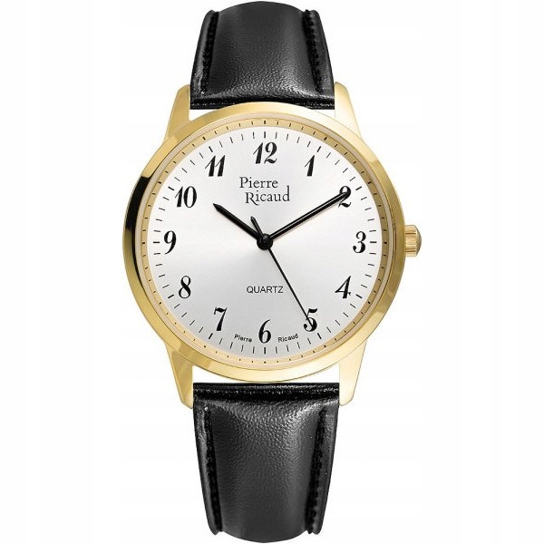 Pánské Hodinky Pierre Ricaud P91090.1223Q zlatý řemínek