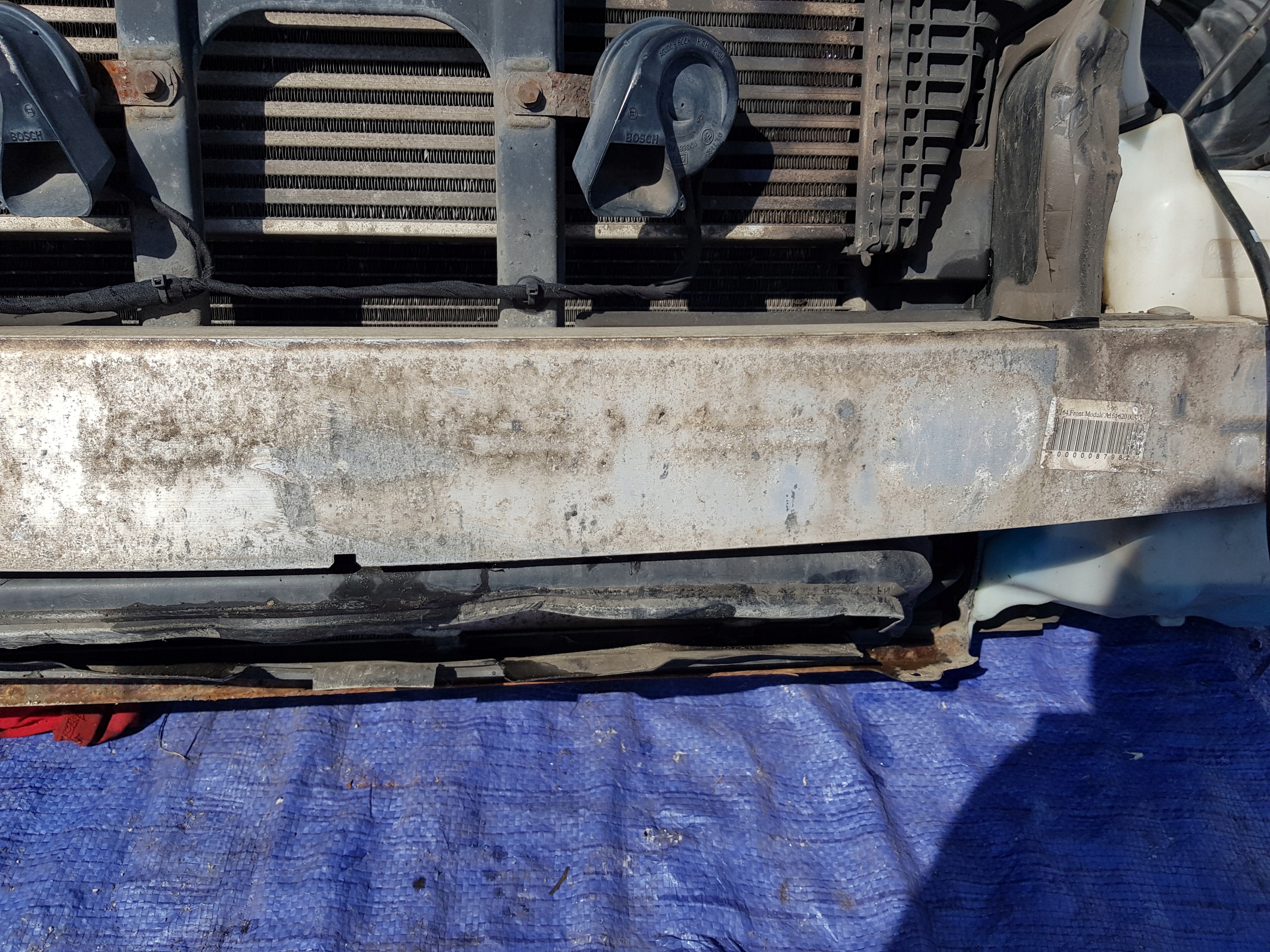 support panel for radiators radiator MERCEDES ML W164 3.0 V6 CDI