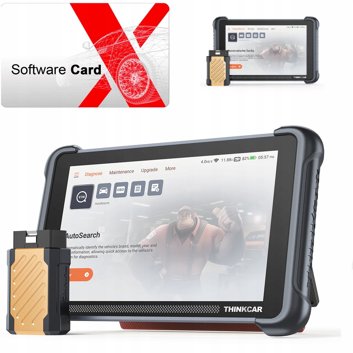 Thinkcar Thinktool Euro 191 Sgw CanFD DoiP 8 palcov, 2 roky soft Dealer Pl