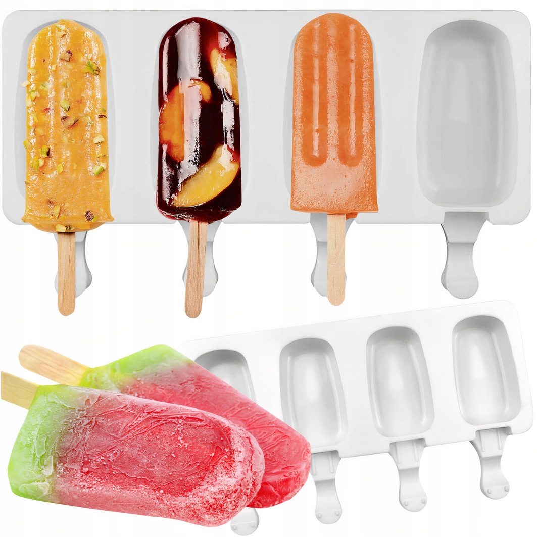 FORMA SILIKONOWA FOREMKA DO LODÓW NA PATYKU LODU Stan opakowania oryginalne