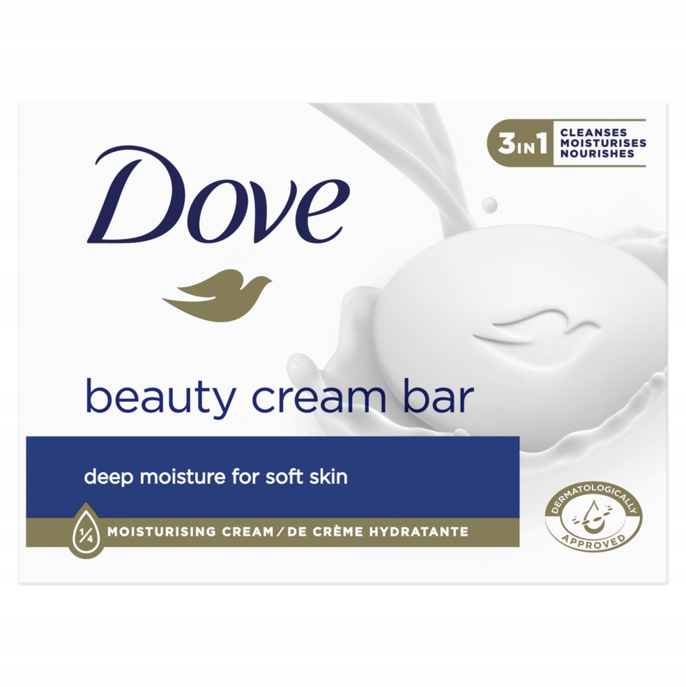 Dove mydlo v kocke Beauty Cream Bar krémové 90 g