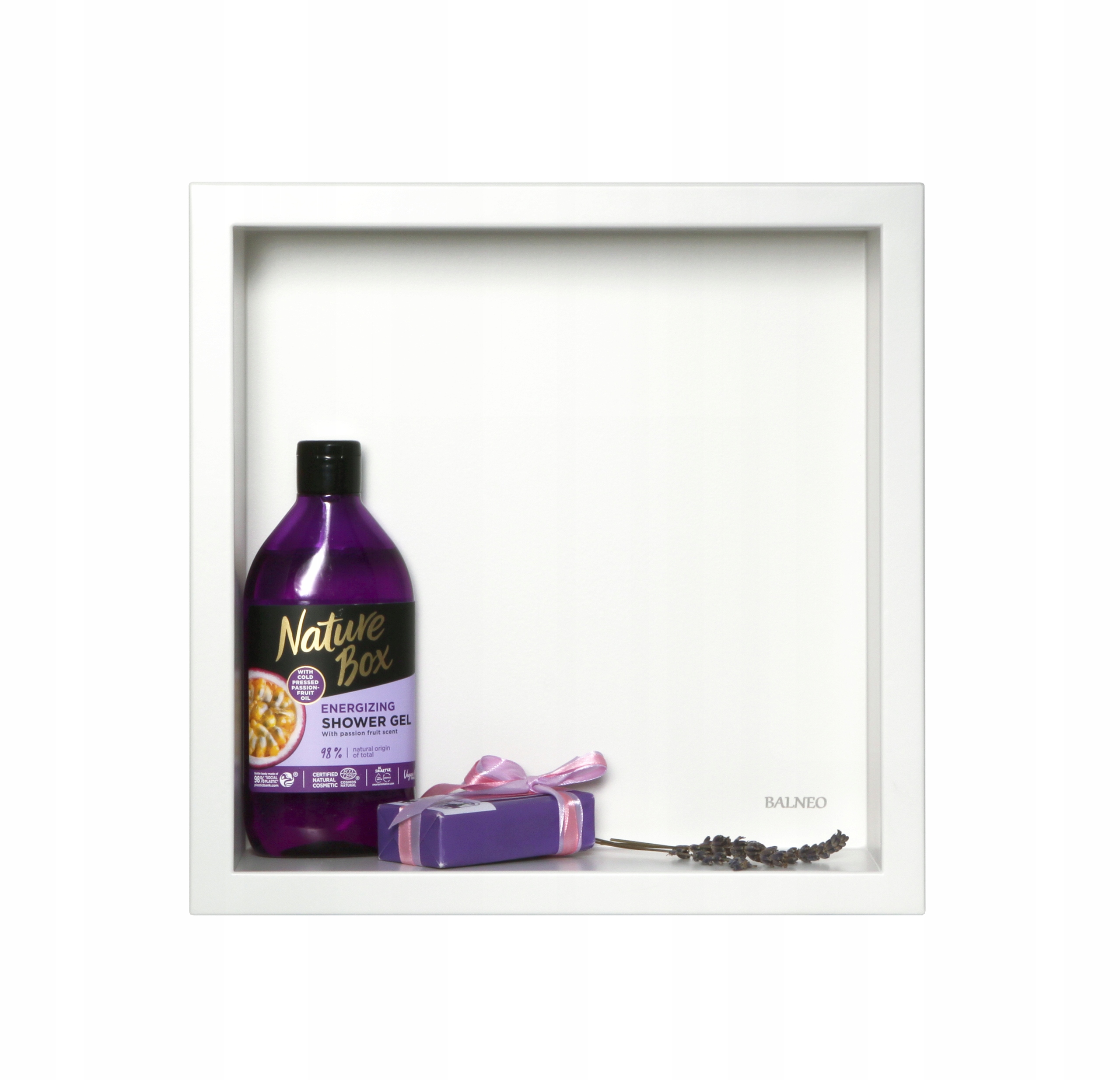 Wall-box One White Jednoduchá polica biela 30x30x10 cm