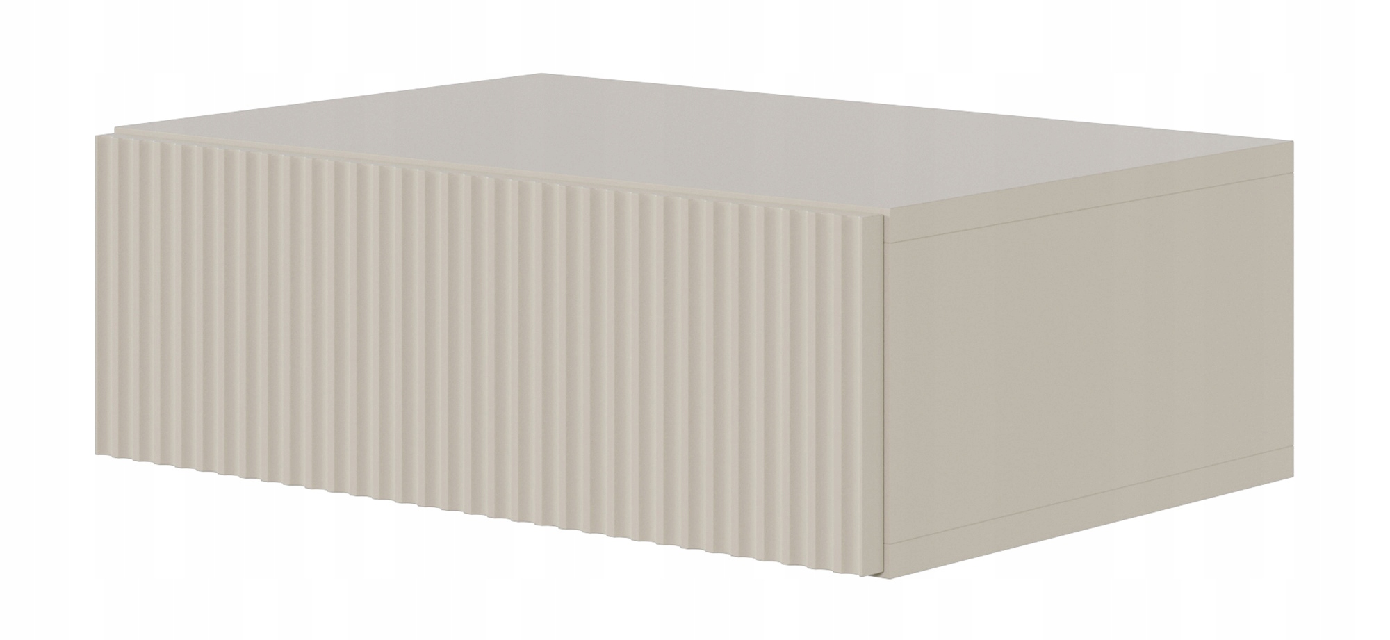 Noční stolek Veldio závěsný 50 cm šedobéžový Selsey Design