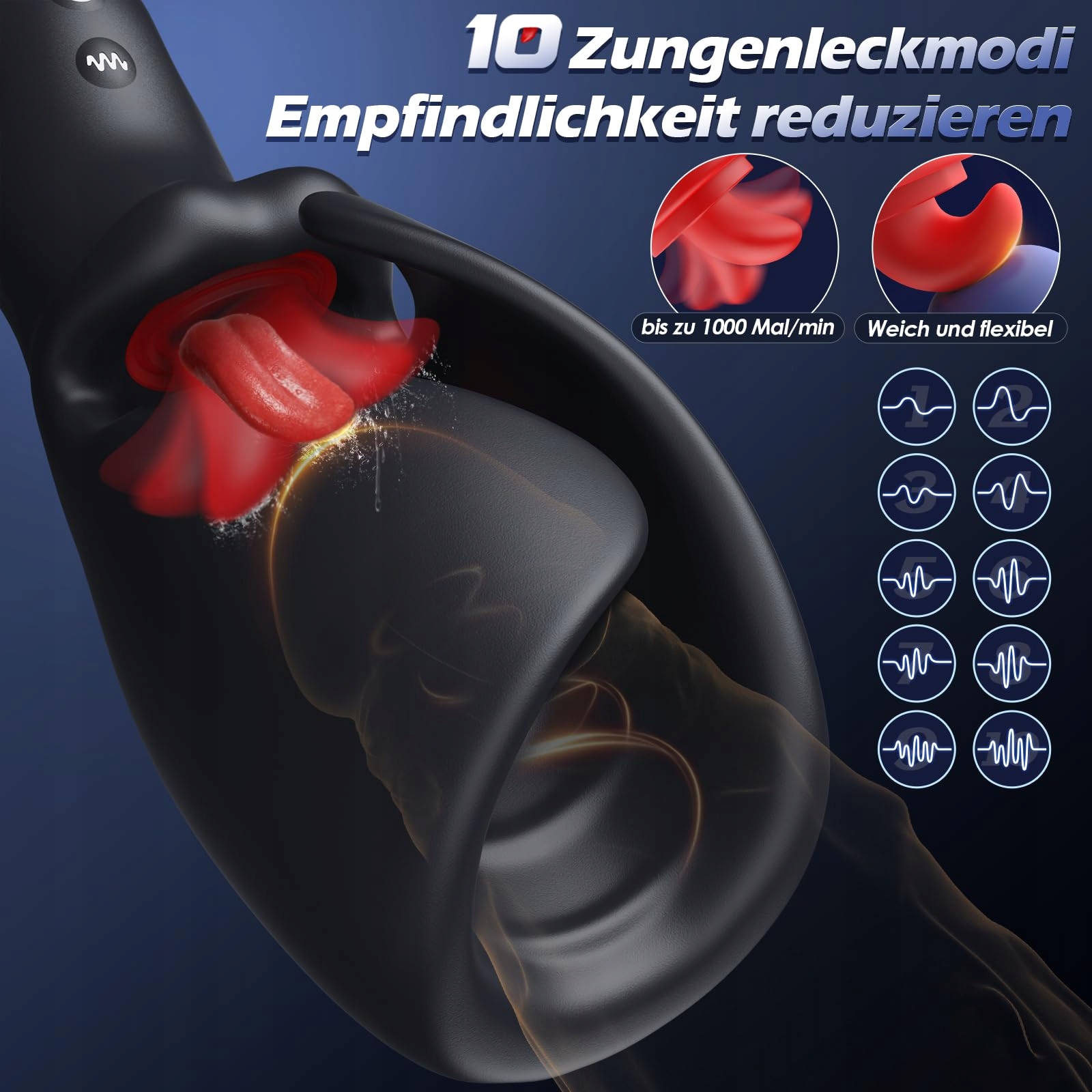 AI SMART Masturbator Dla Mężczyzn Z 10 Trybami i Sterowaniem Aplikacją — miniatura 4