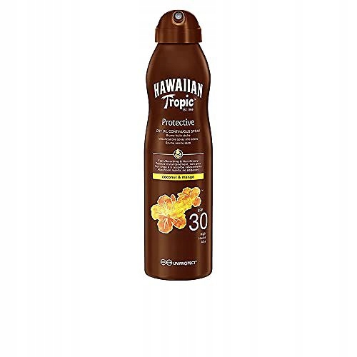 Hawaiian Tropic Dry Oil Continuous Spray Spf 30 Ochranný (suchý Olej Continuous Spray