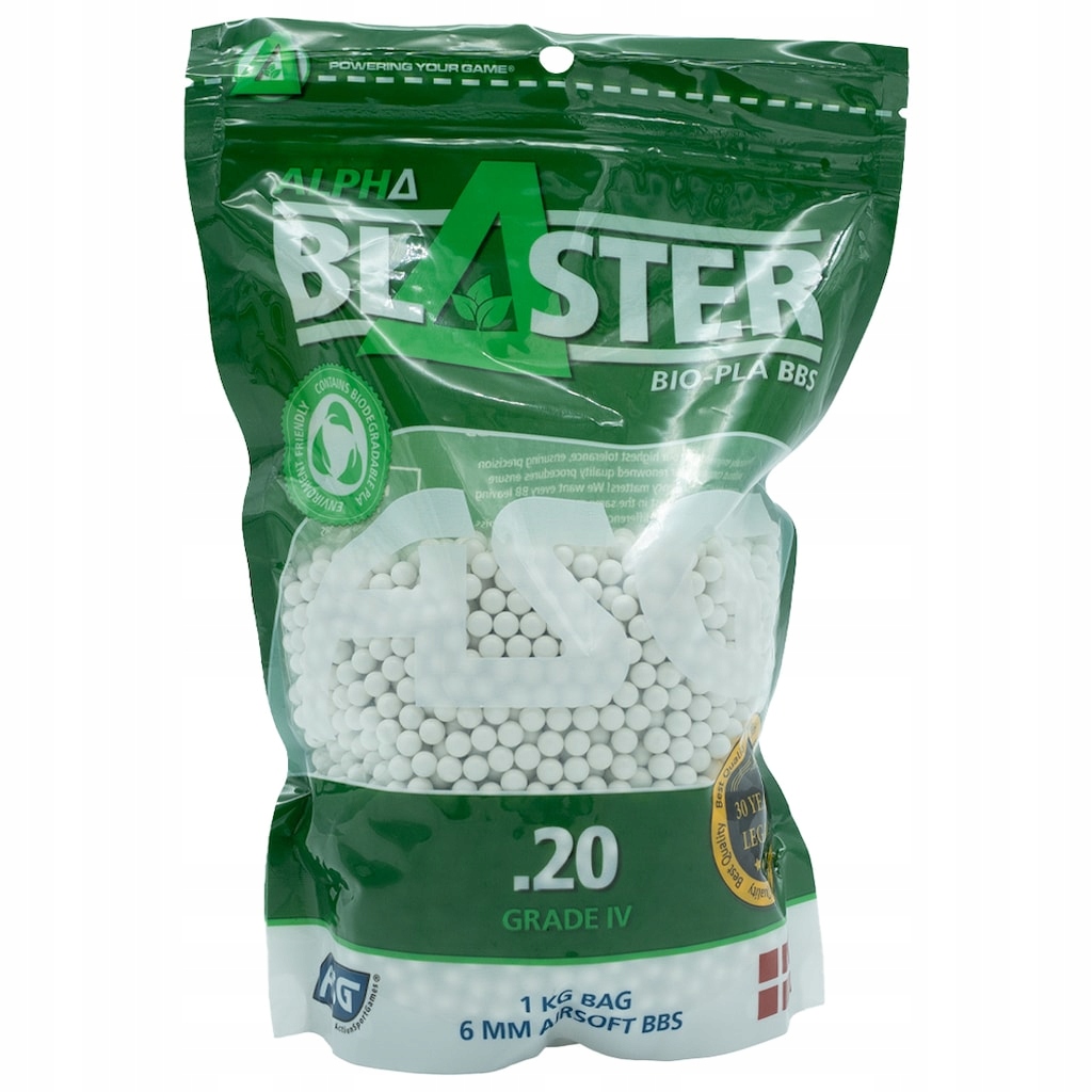 Kulki bezszwowe amunicja Asg biodegradowalne Alpha Blaster 0,20 g 1 kg