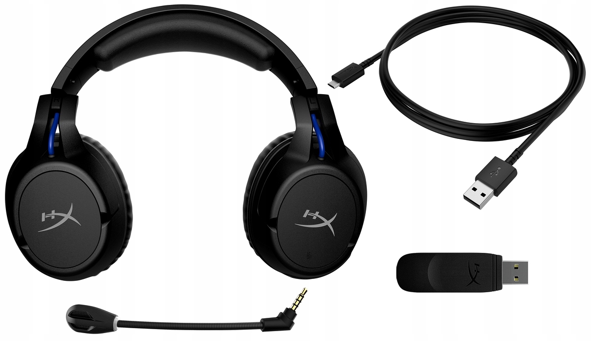 Słuchawki bezprzewodowe gamingowe HyperX Cloud Flight Wireless PS4 PS5 Pc