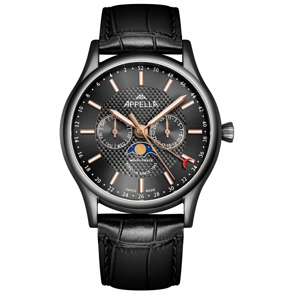 Pánské Hodinky Appella L70013.S2R6QF, černý řemínek