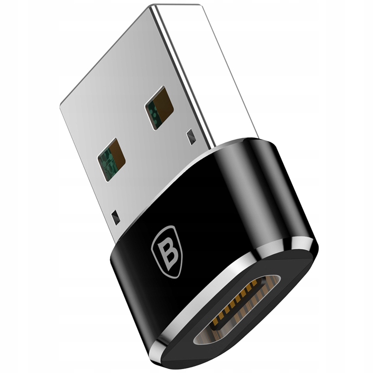 BASEUS UNIWERSALNY ADAPTER PRZEJŚCIÓWKA KONWERTER USB-C USB DO KOMPUTERA 3A Marka Baseus