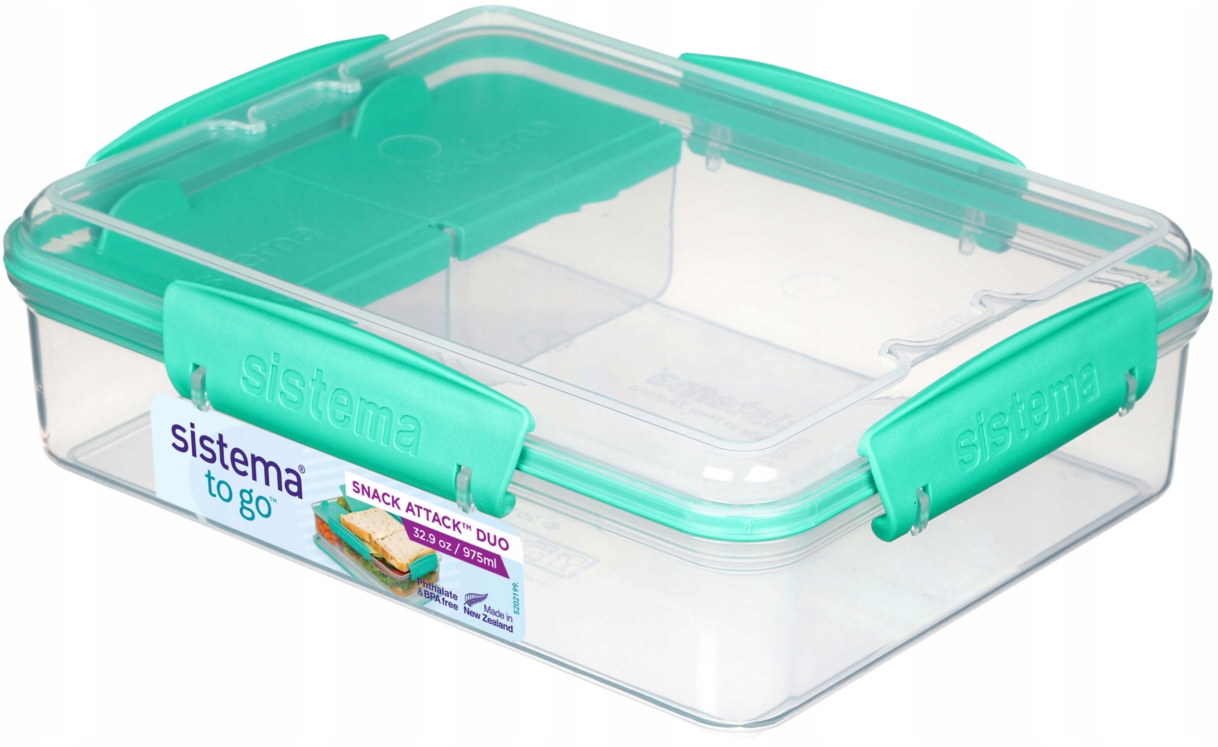 

Sistema lunchbox snack attack duo 975ml to-go