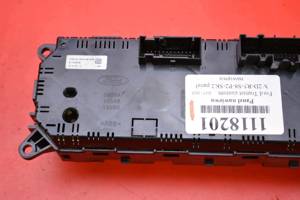 control panel air conditioning devices KLIMY E174058B FORD TRANSIT CUSTOM MK1 LIFT 17-21