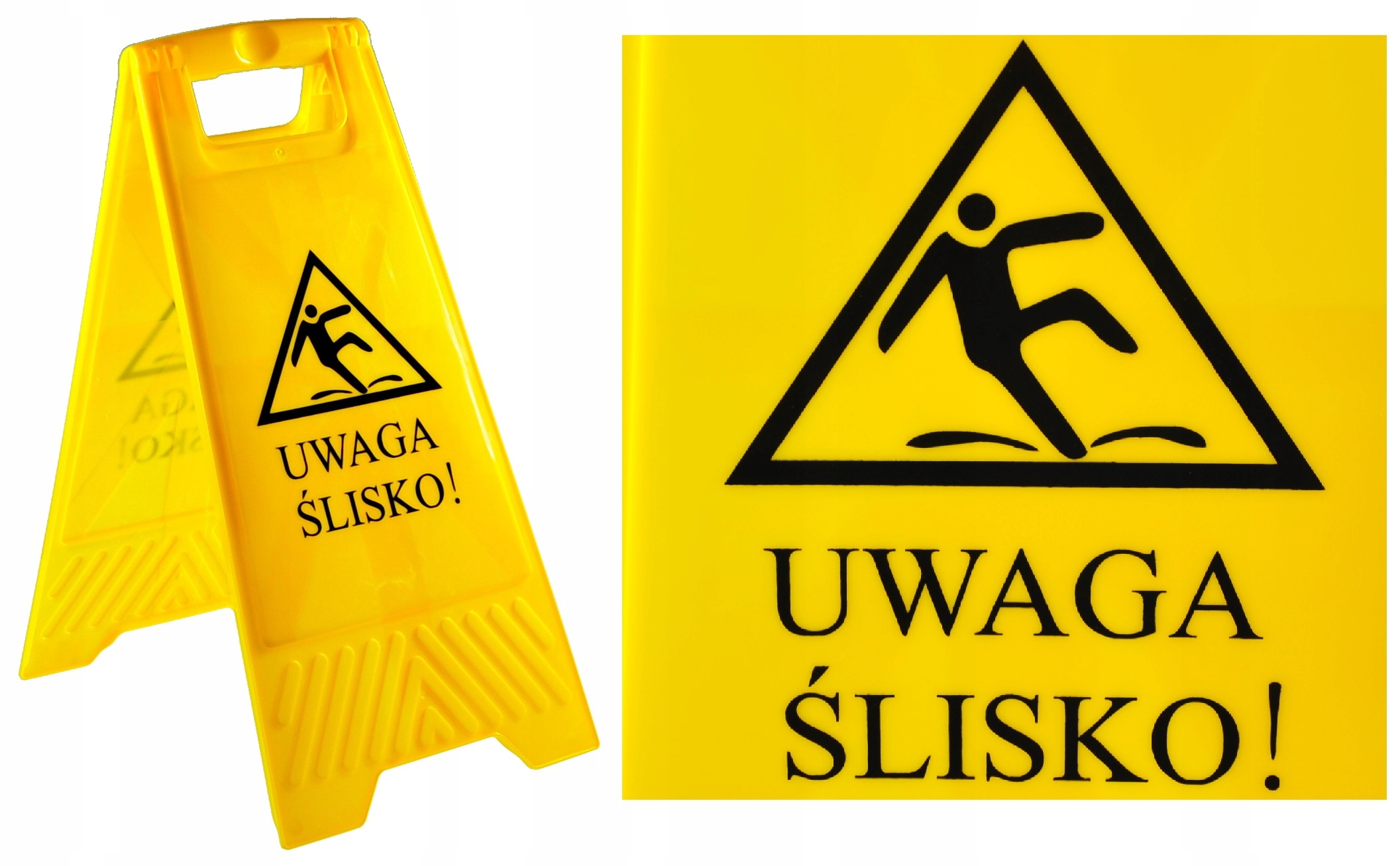 

Potykacz Tablica Stojak Uwaga Śliska Podłoga