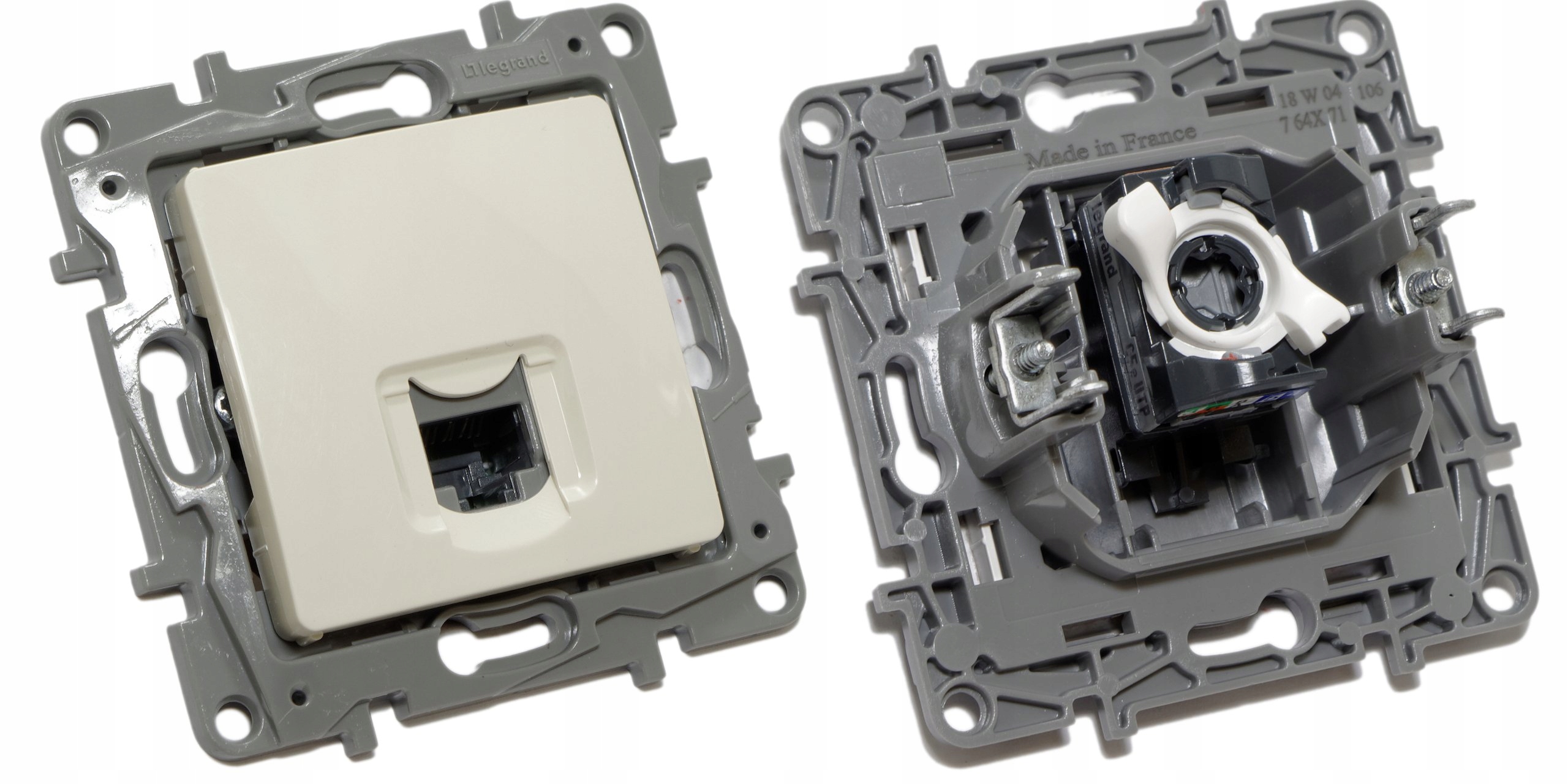 

Gniazdo internetowe RJ45 kat.5 Niloe krem 764671