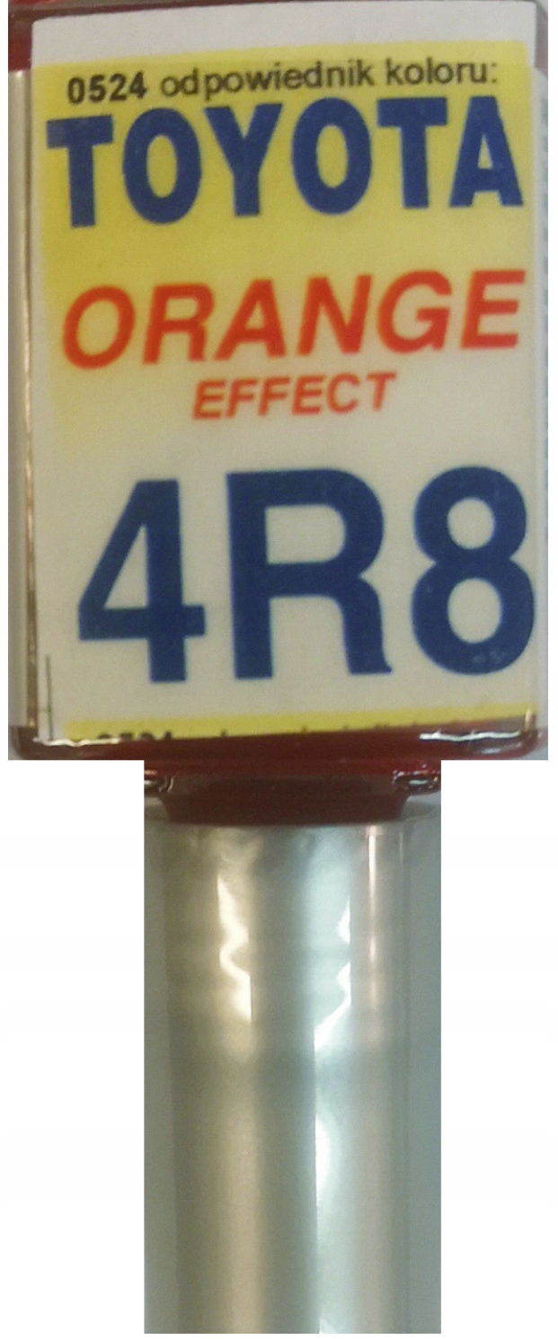 Toyota 4R8 Orange Effect Lakier Samochodowy Zaprawka Do Rys 10 ML Arasystem