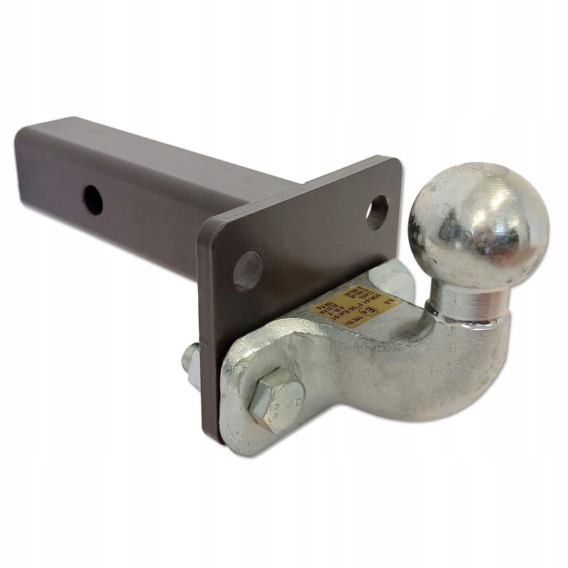 Adaptér ťažného háku Usa Háčik Usa 50x50mm Strieborná guľa (+24mm, +80mm)