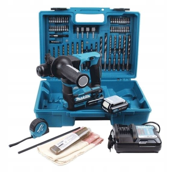 Makita HR140DWYE1 aku vrtací kladivo 12V/2*1,5Ah Cxt, 1J, hmotnost 1,9kg, k