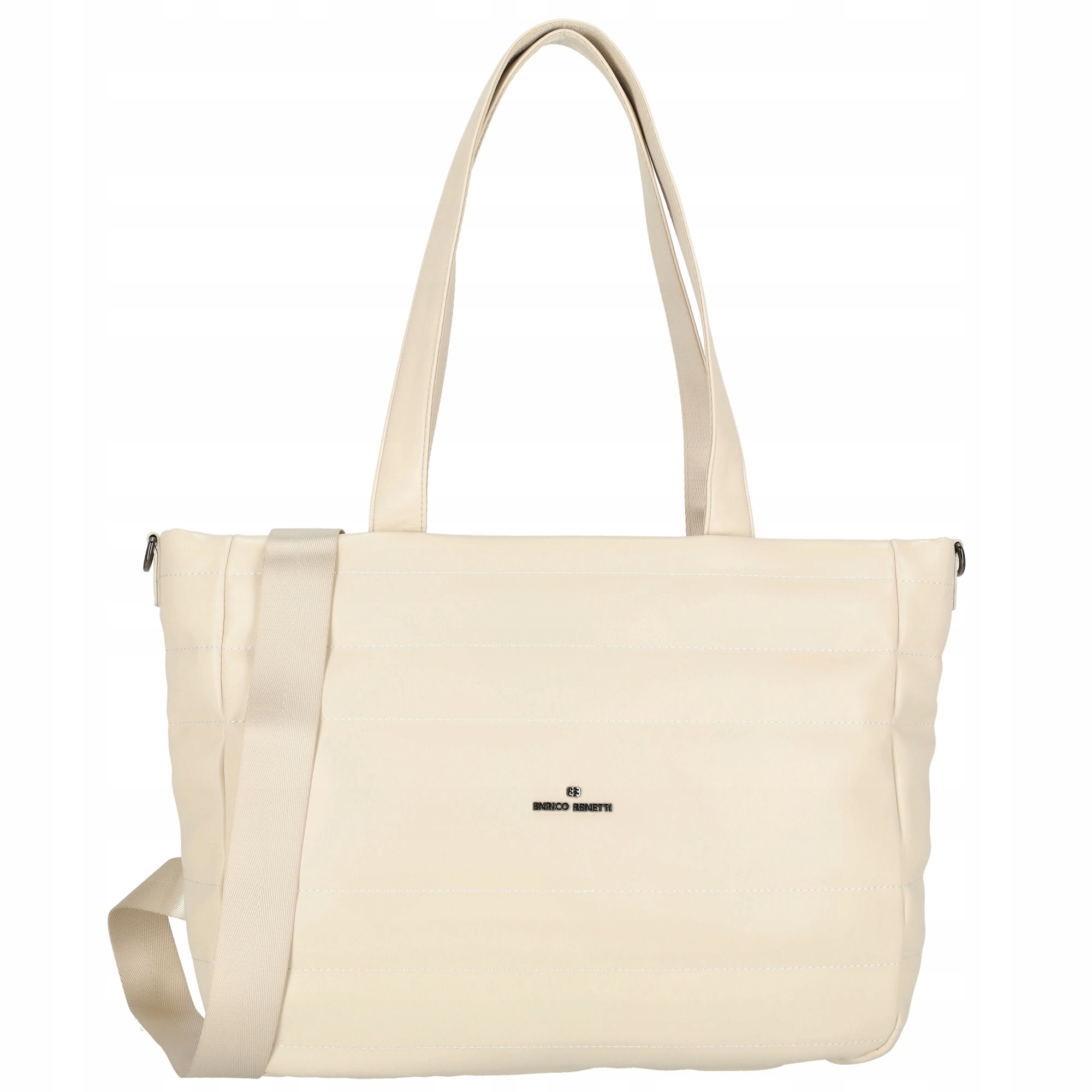 Dámská shopper taška Erico Benetti Romy bílá 43x30 cm