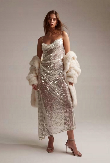 Krásné Flitrové Šaty Edition 36 S