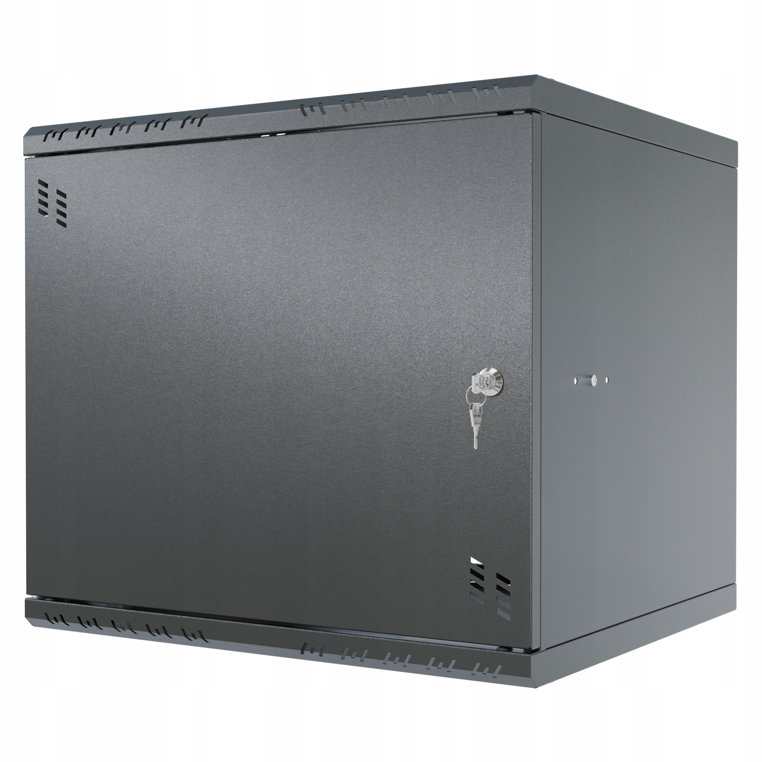 Skříň Serverová Rack 19" 9U 450 mm Kovové dveře Černá Stalflex