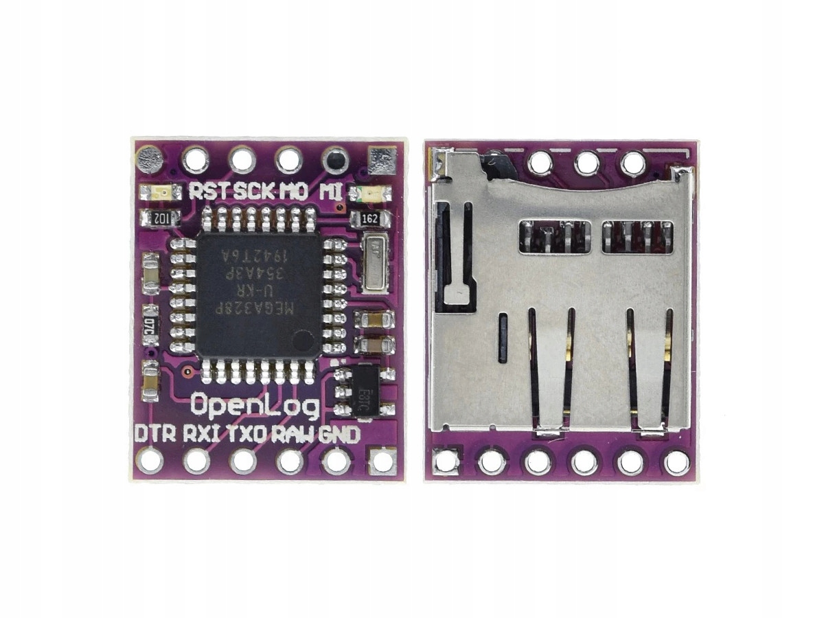 Rejestrator danych szeregowych OpenLog microSD