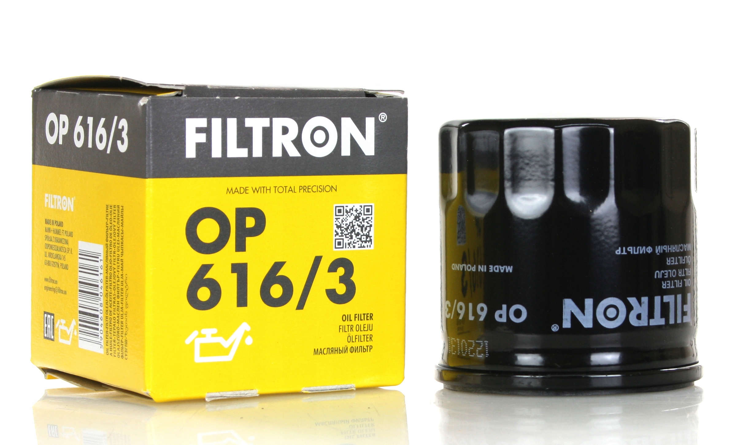 

Filtr Oleju Filtron OP616/3 Vw Skoda Seat Audi