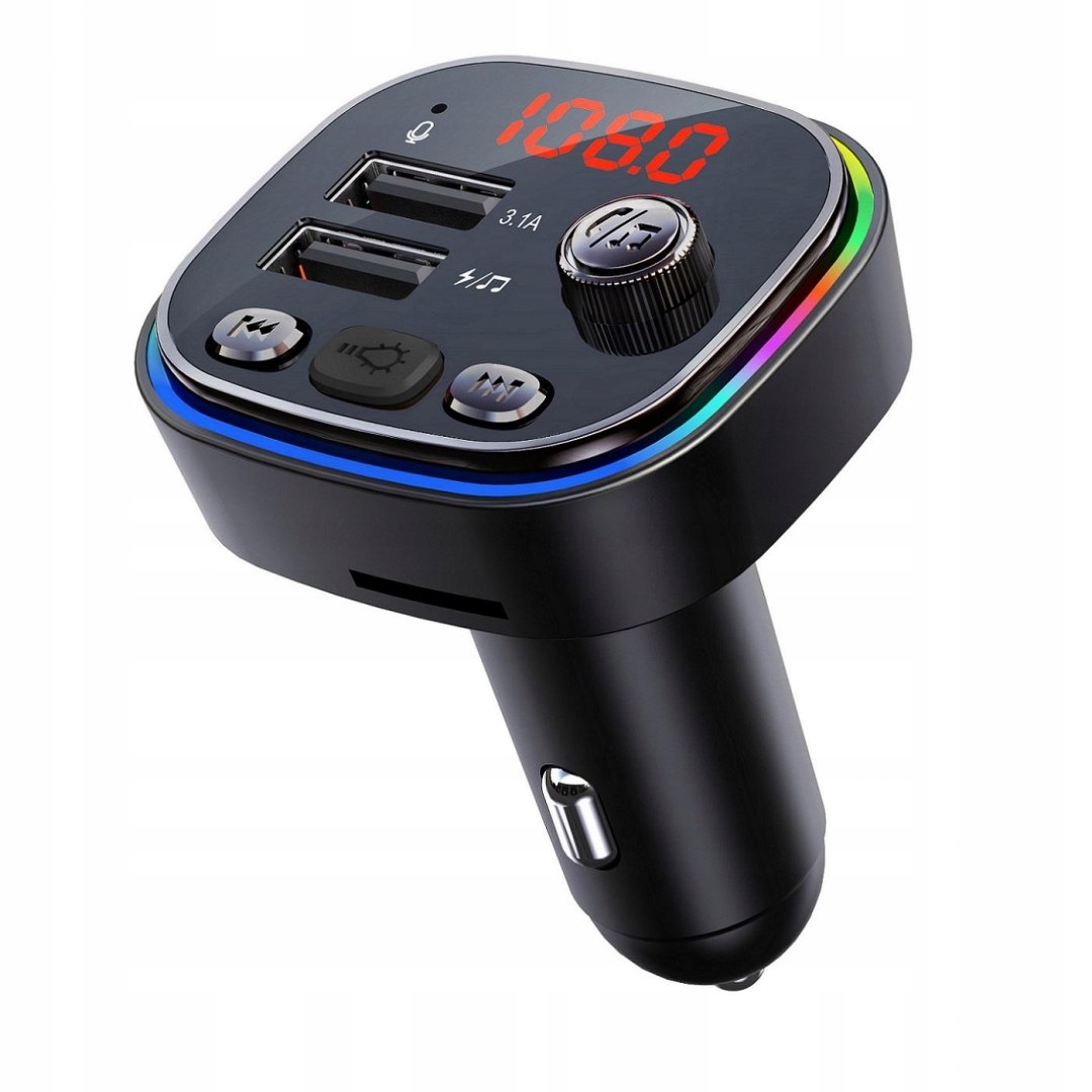 Transmiter Fm Vakoss TC-B439K Bluetooth Rgb Fm