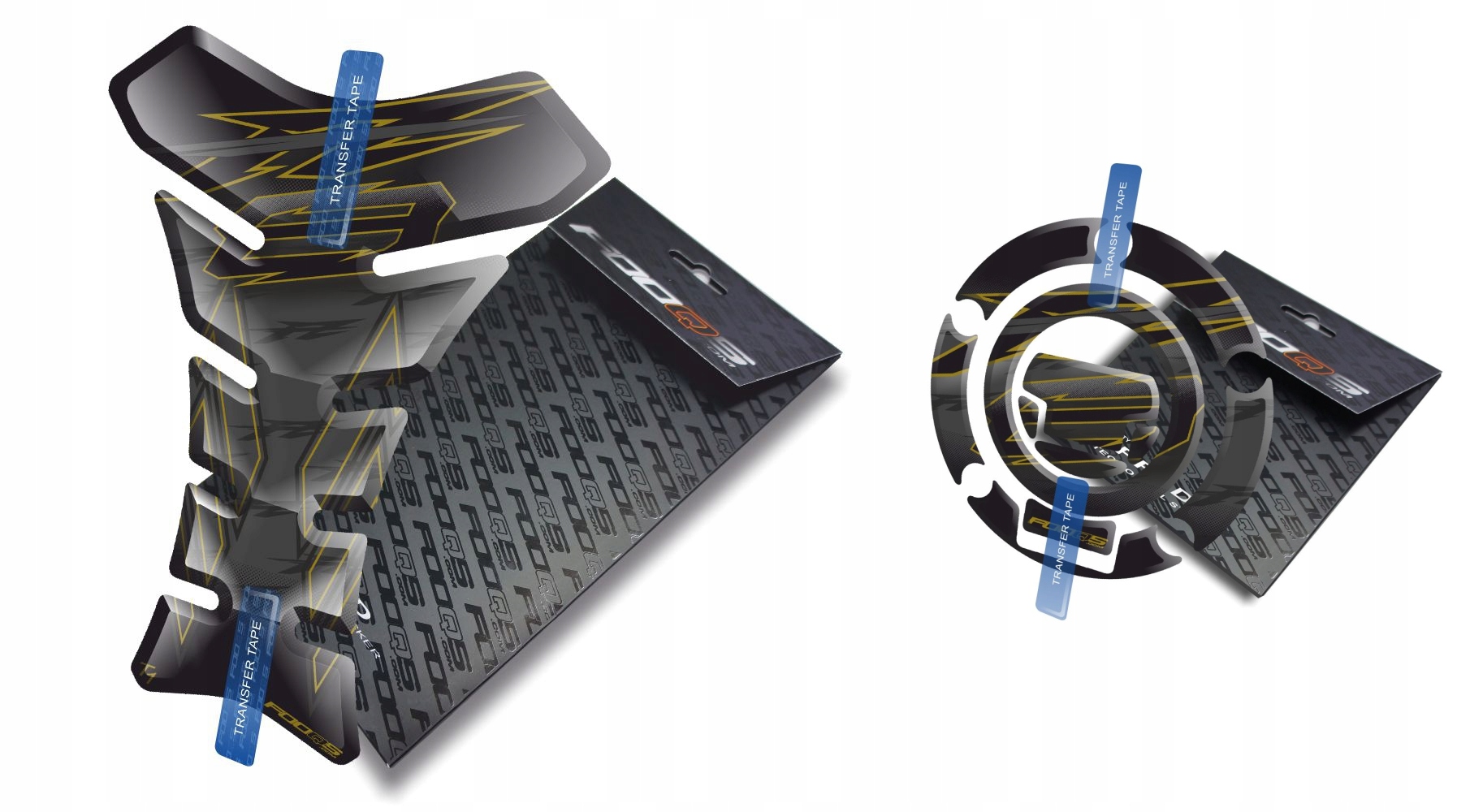 Tank-pad Cap-pad od společnosti Fooqs pro Yamaha FZ-8 Zlatý