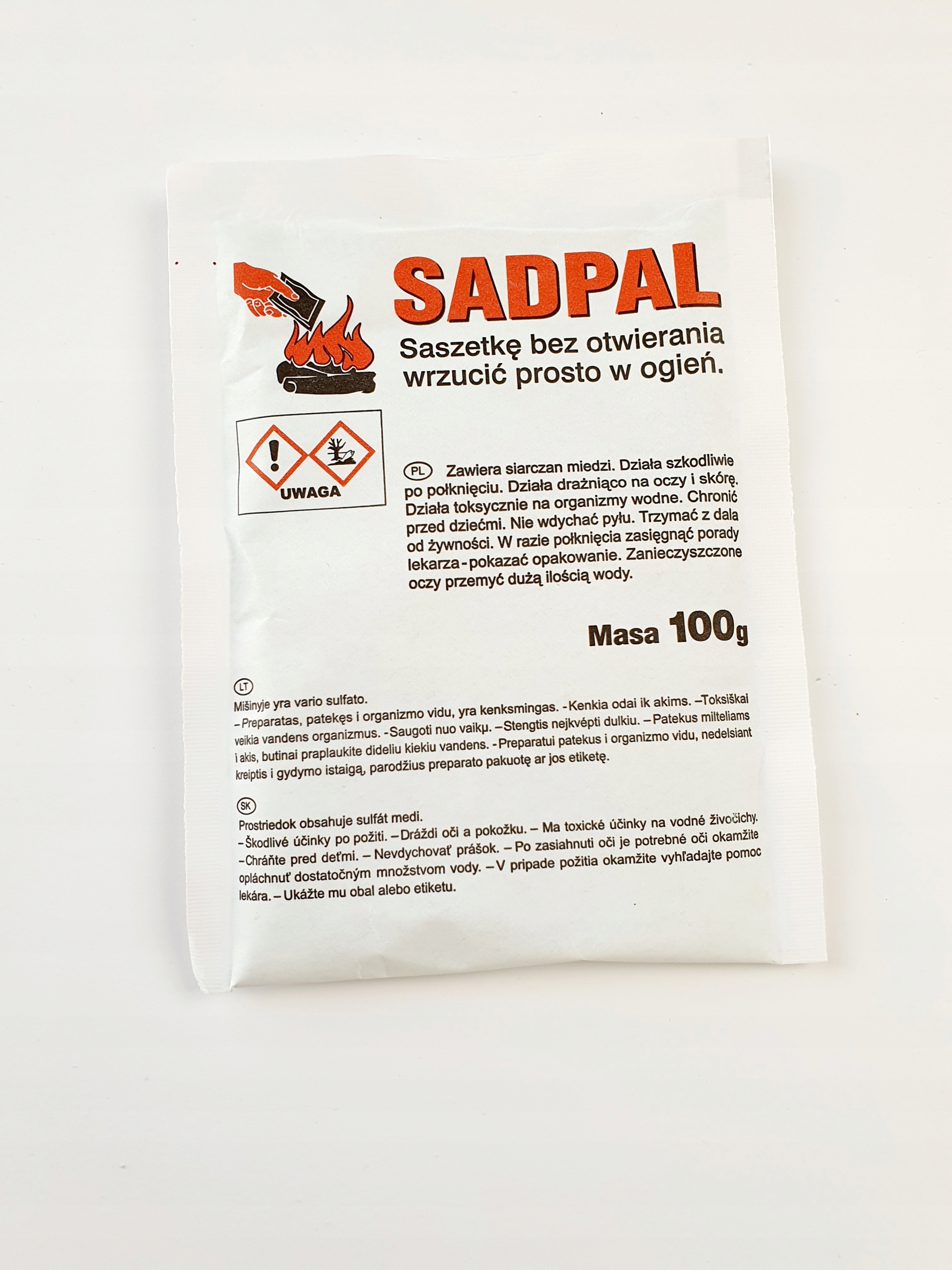 SADPAL W SASZETKACH OPAKOWANIE 100g