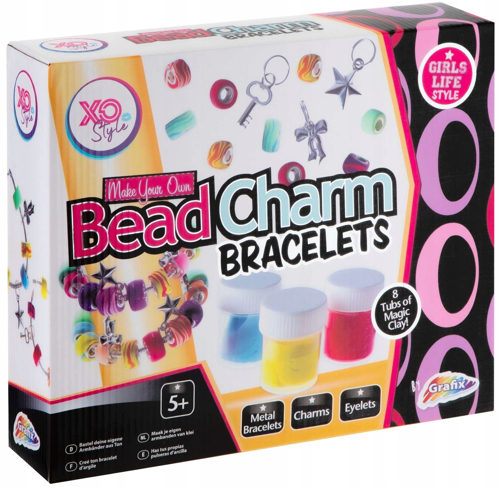 

Zestaw Do Robienia Bransoletek Diy Charms Metalowe