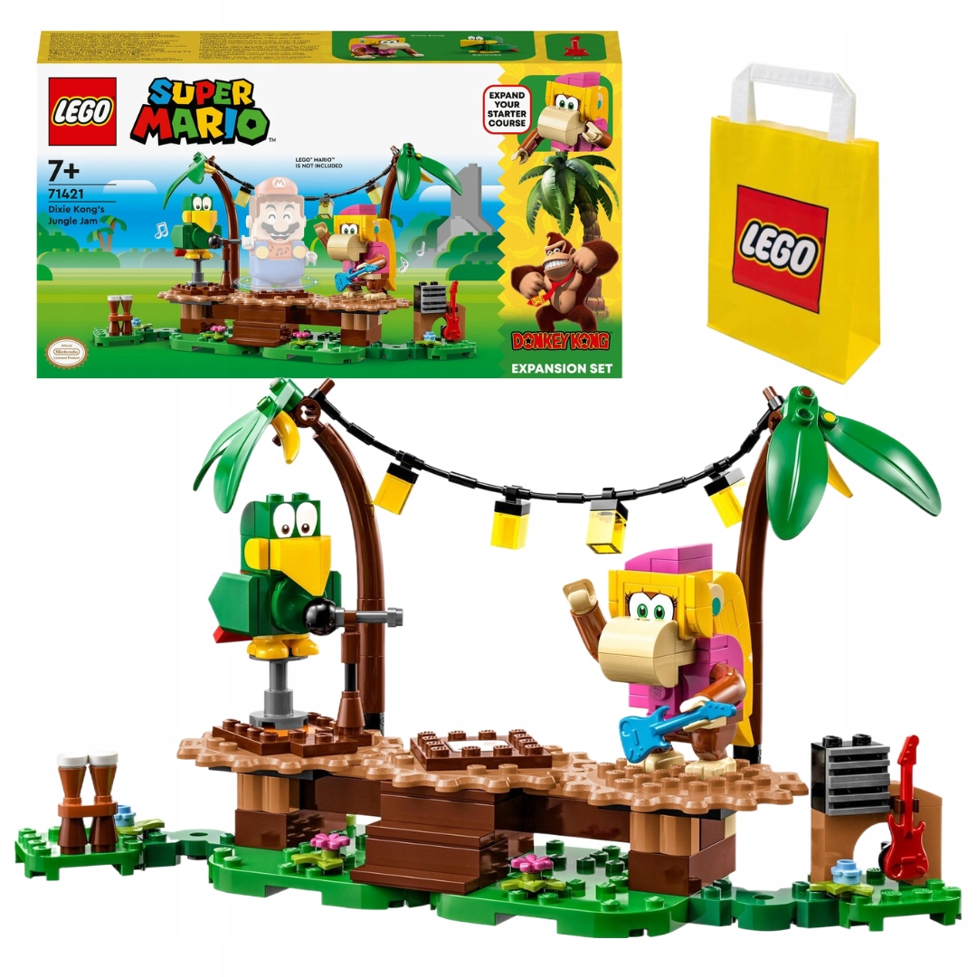 Lego Mario 71421 Džunglový koncert Dixie Kong – rozšiřující set