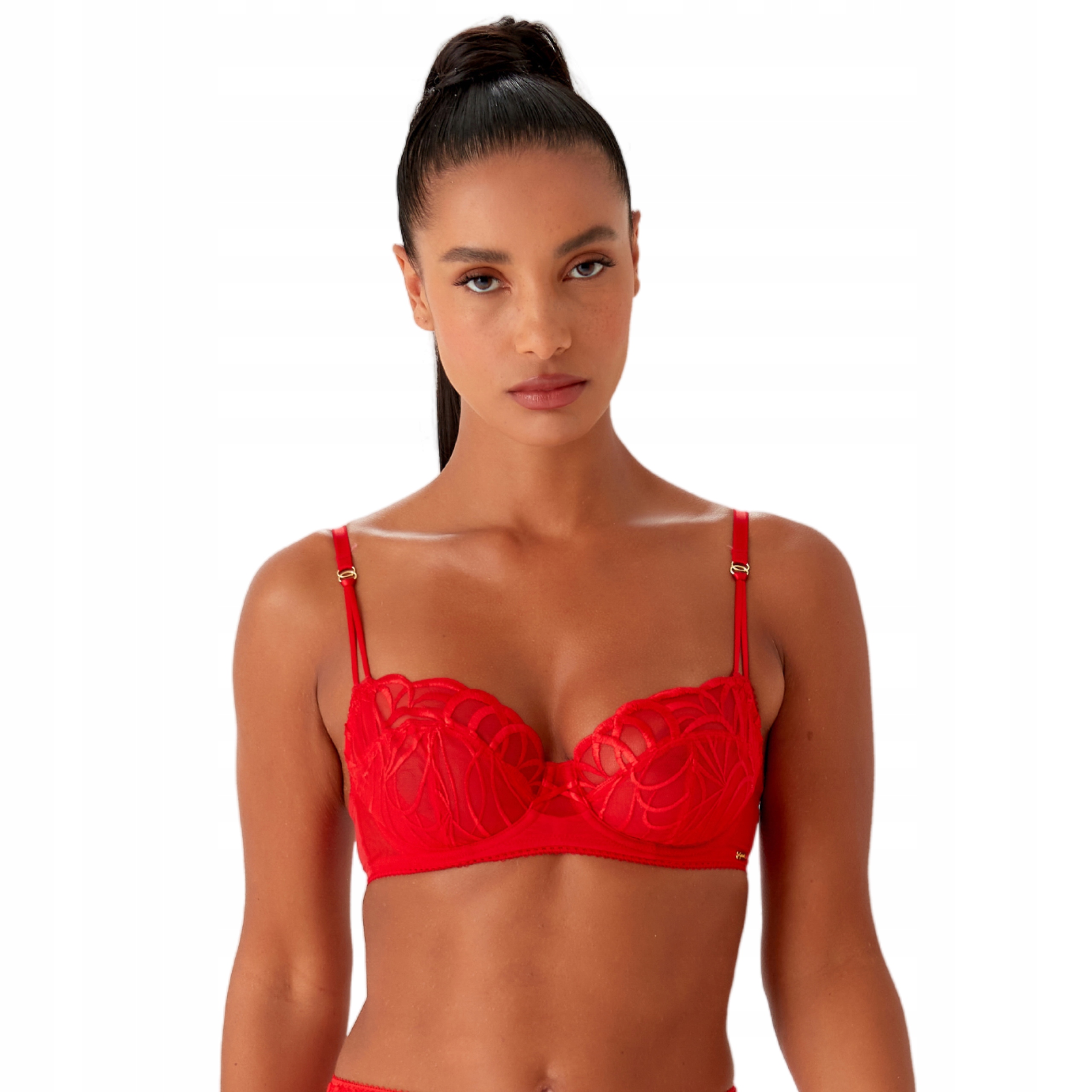 Gossard 19705 fiesta červená Podprsenka červená Měkká měkká Balkonetka 80D