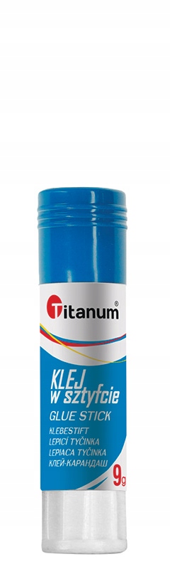 

Klej szkolno biurowy w sztyfcie Titanum 9g 407544