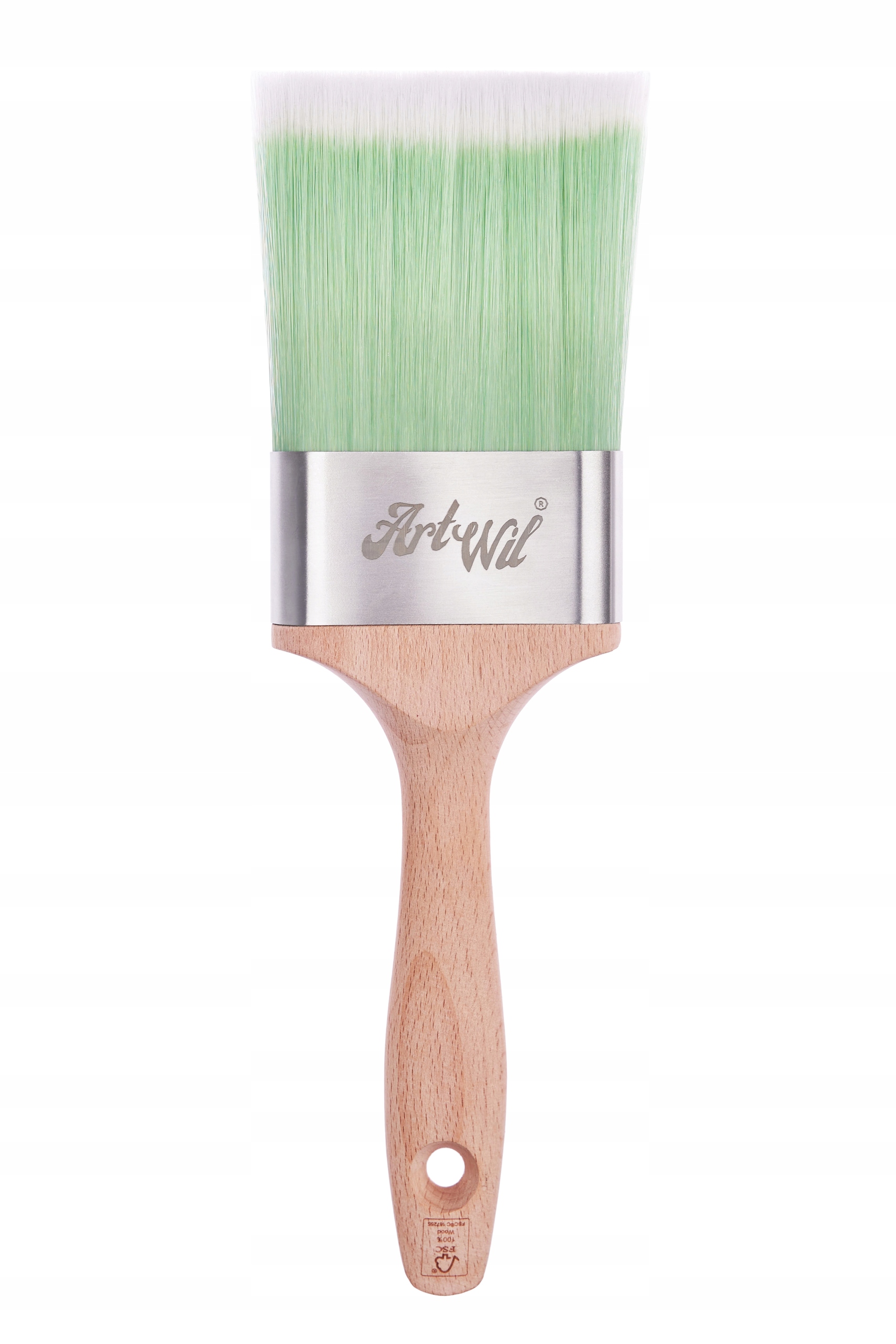 PROFESJONALNY PĘDZEL MALARSKI PŁASKI ARTWIL 75mm