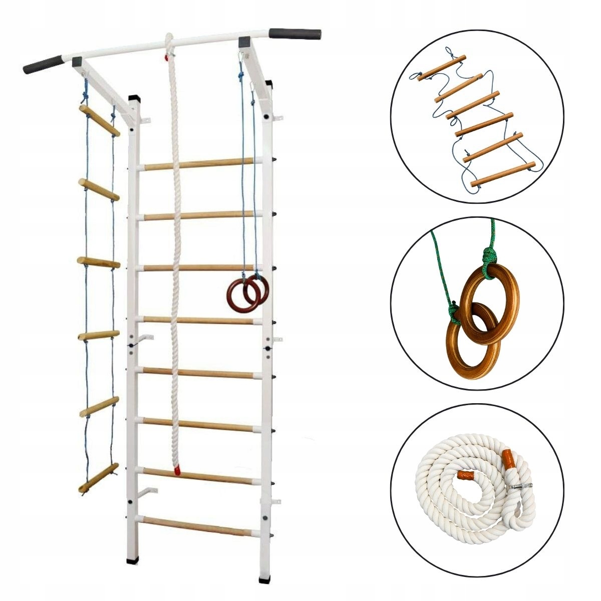 Gymnastický žebřík Sport Child Plus bílý